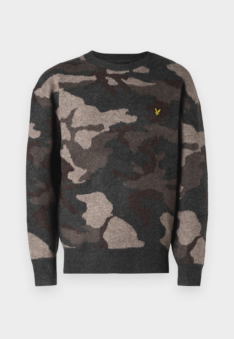 Pull Manches Longues Camouflage Vert/marron – Taille M – Occasion Très Bon état, Style Décontracté