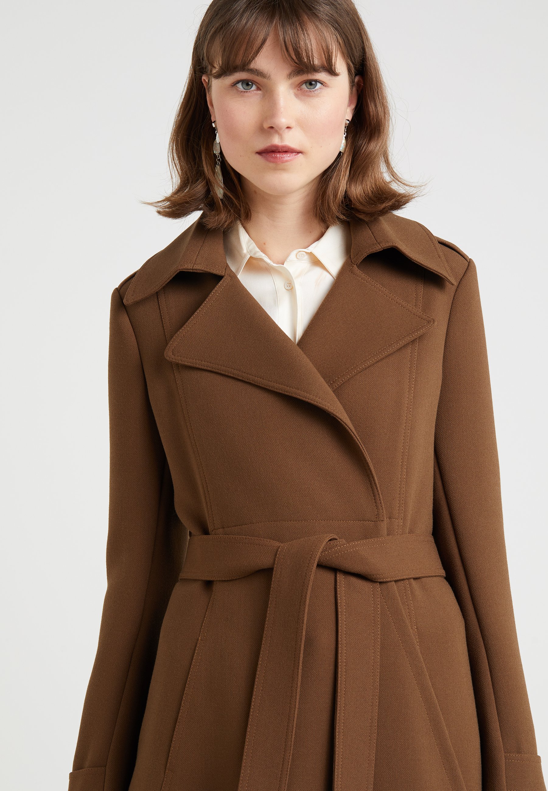 babaton robbie wool coat