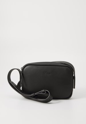 MODERN BUSINESS FLAT CAMERA BAG - Geantă crossbody - black