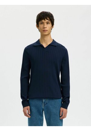 REGULAR FIT - Maglietta a manica lunga - navy blazer