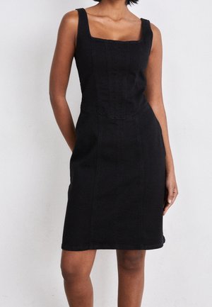 Robe en jean - black denim