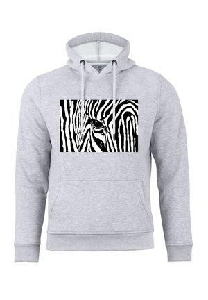 ZEBRA EYE - Hoodie - grau