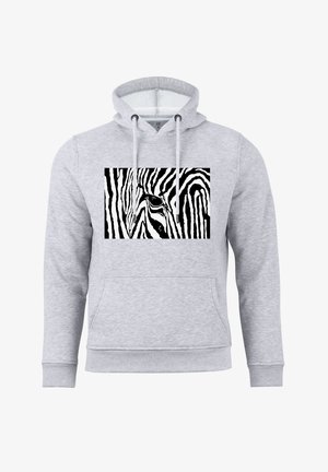 Cotton Prime ZEBRA EYE - Kapuzenpullover - grau
