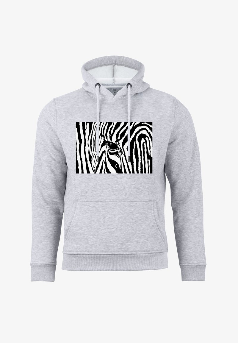Cotton Prime ZEBRA EYE - Hoodie - grau