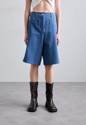 CAGLIO - Jeans Shorts - blue denim