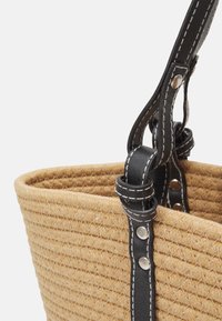 ONLY ONLJENNIE BEACH TOTE BAG - Borsa a mano - natural detail:black straps