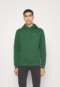 Tommy Jeans REGULAR HOODIE UNISEX - Sweater - collegiate green