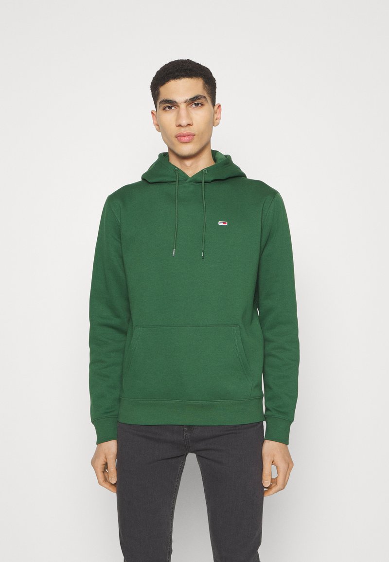 Tommy Jeans REGULAR HOODIE UNISEX - Sweater - collegiate green