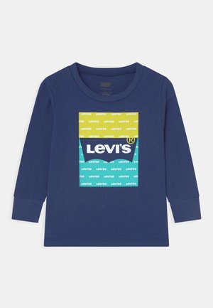 LONG SLEEVE LOGO BLOCK TEE UNISEX - Maglietta a manica lunga - estate blue