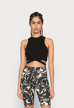 VILA VIFELIA CROPPED DETAIL  - Top - black