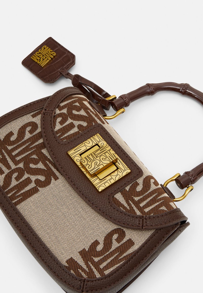 Sac à Main Marron Style Baguette – Motif Mors De Cheval, Petit, Neuf Sans étiquette