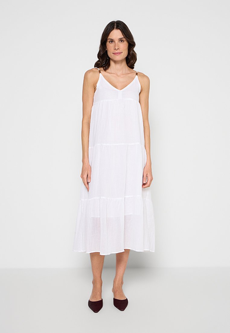 Le Jardin Du Lin Maxi-jurk wit