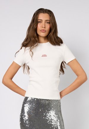 LOVE SEASON - T-shirts med print - white