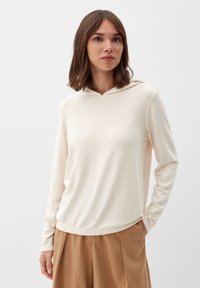 s.Oliver LANGARM - Strickpullover - beige