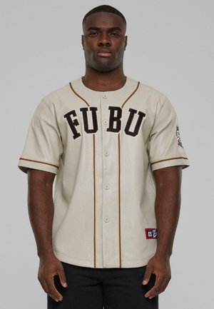 FUBU Overhemd - creme black brown