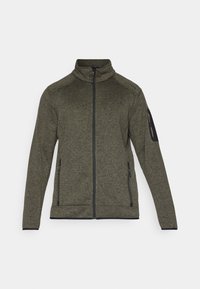MAN JACKET - Veste polaire - olive/nero