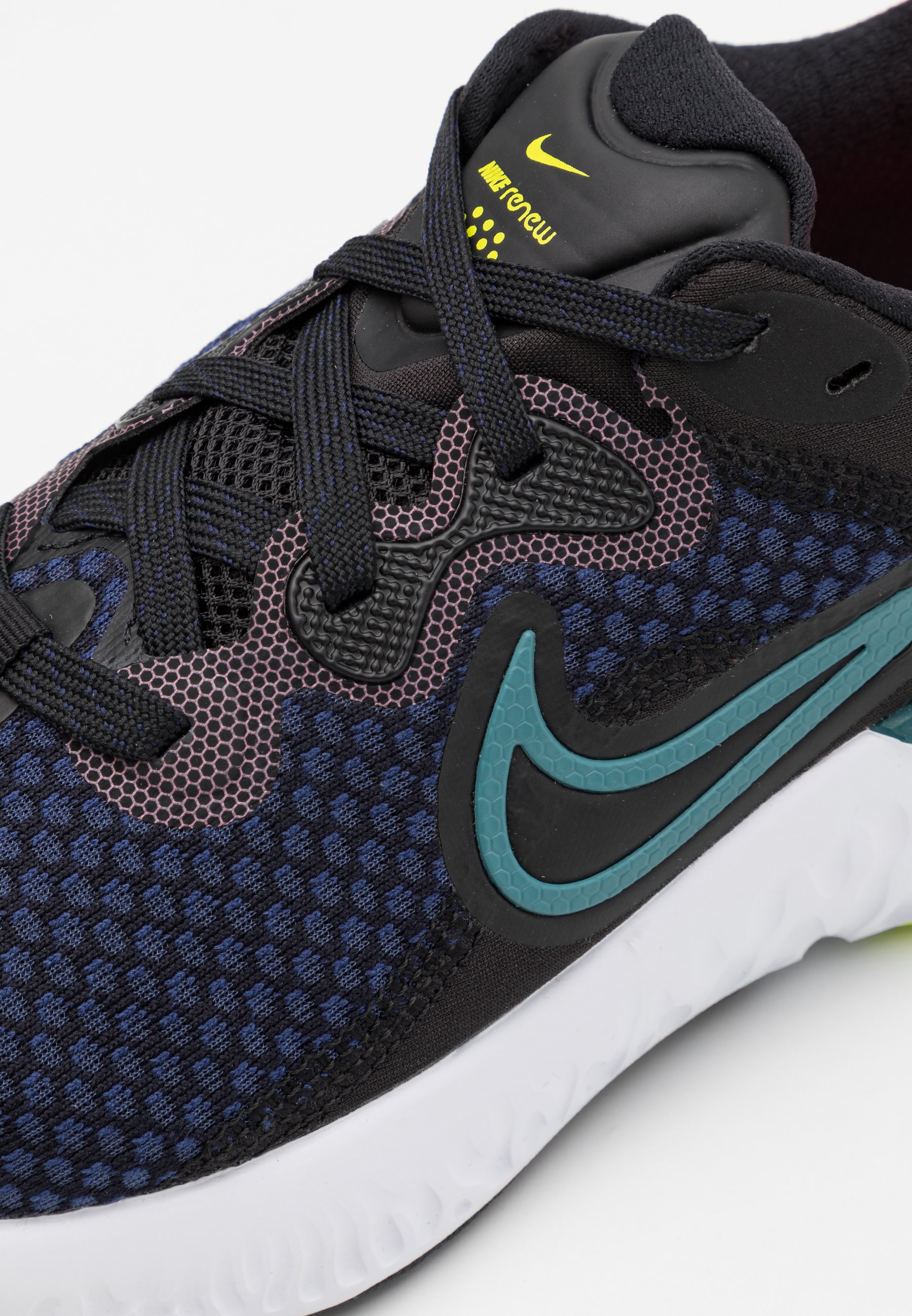 RENEW RUN - Hardloopschoenen neutraal - black/blackened blue/dark teal green RENEW RUN - Hardloopschoenen neutraal - black/blackened blue/dark teal green