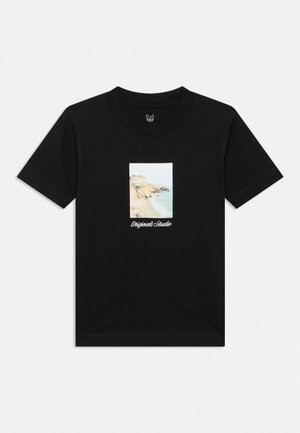Jack & Jones Junior, JORNORREBRO PHOTO TEE CREW NECK - Majica kratkih rukava s printom - black