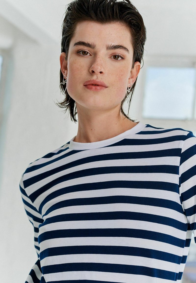 Next LONG SLEEVE - Pikkade varrukatega topp - navy white