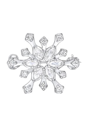 WINTER SNOW FLAKE - Broche - silberfarben