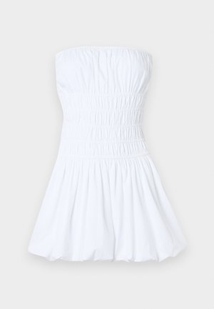 Hollister Co., Strapless Bubble Mini Dress - Freizeitkleid - bright white