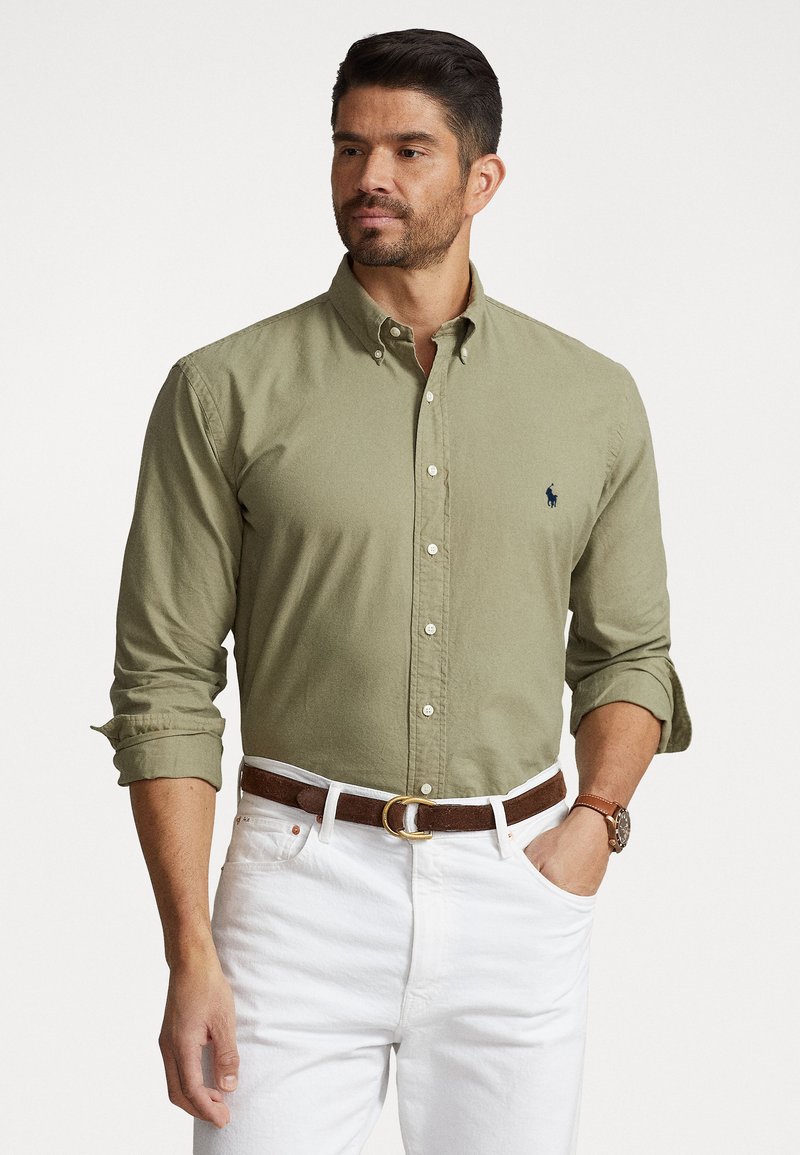 Polo Ralph Lauren Big & Tall GARMENT-DYED OXFORD SHIRT - Camisa - sage green