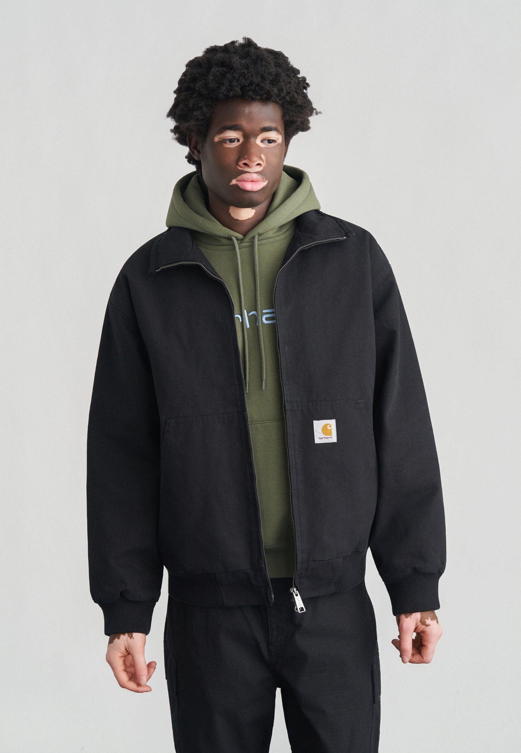 Carhartt WIP RAVON - Chaqueta de entretiempo - black/negro