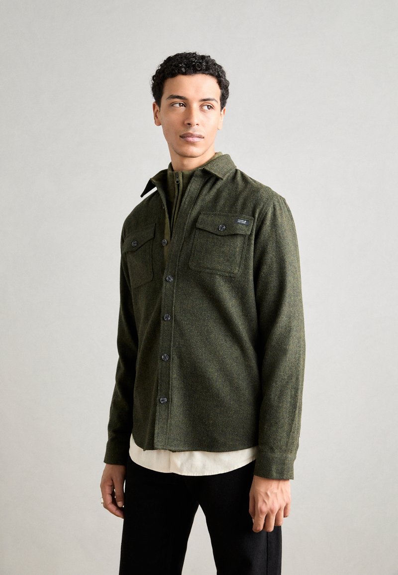 INDICODE JEANS Cămașă - mottled olive