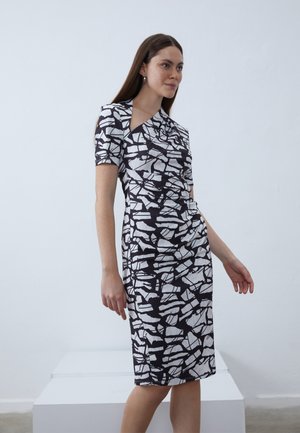 Shift dress - black/white