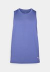 RUN GRAPHIC SINGLET - Μπλούζα - blue crystal