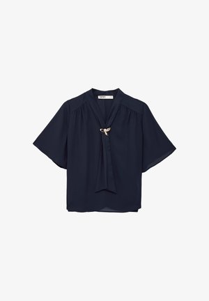 Koton, SHORT SLEEVE BLOUSE . - Blouse - dark blue