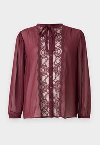 TIE FRONT  - Μπλούζα - tuscan red