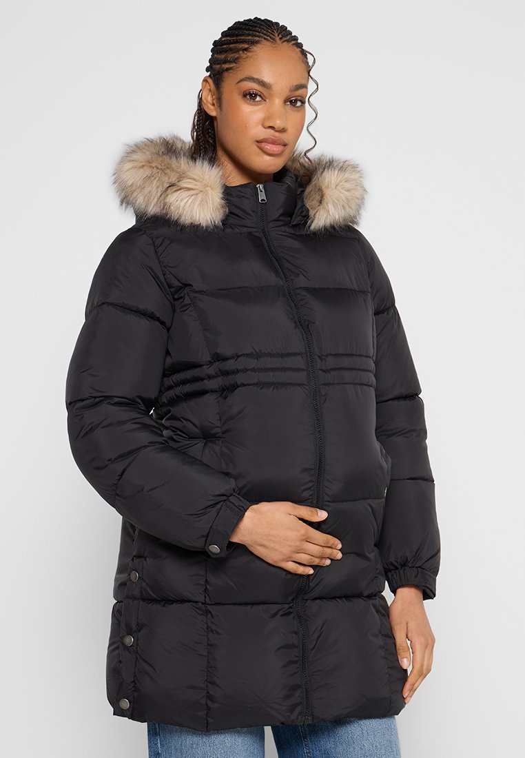 Vero Moda Maternity Wintermantel zwart
