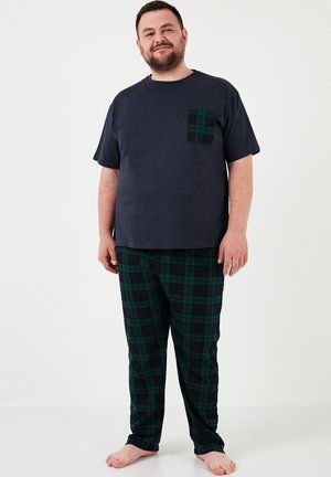 PLUS SIZE - Pyjama set - dark blue