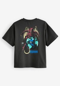 smALLSAINTS REGULAR FIT- GRAPHIC CREW - Marškinėliai su spaudiniu - black dragon