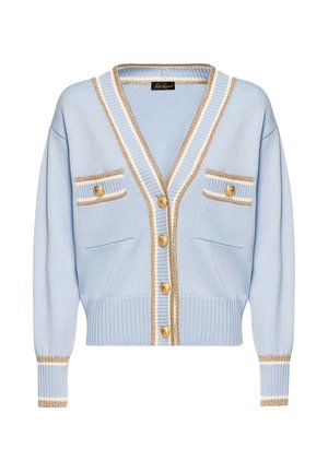 MINIMAL - Cardigan - celeste ortensia panna giallo