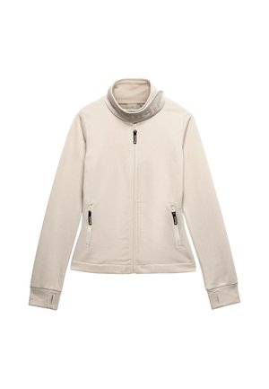 Bench, BENCH X SUPERDRY &AMP; CO BENCH FUNNEL NECK EMBROIDERED TRACK TOP - Sudadera con cremallera - moonbeam