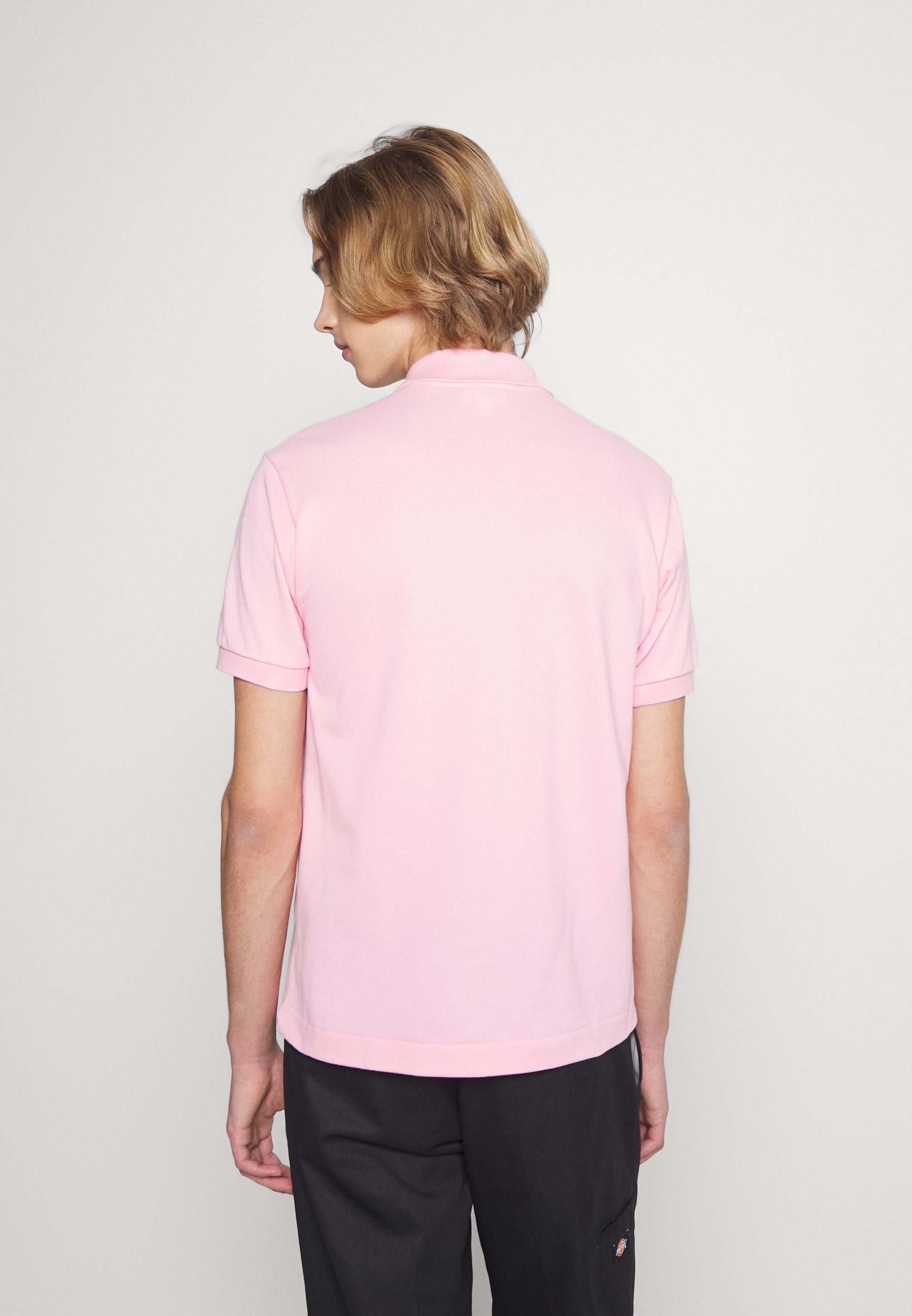lacoste light pink polo shirt