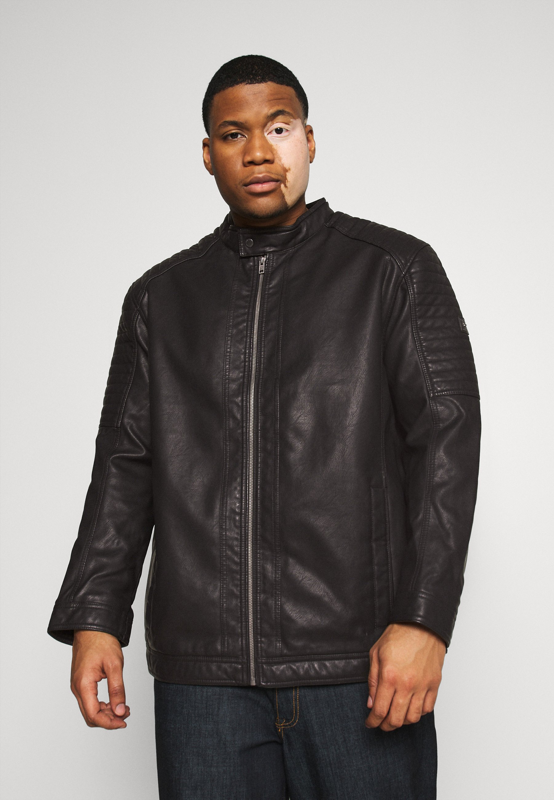 plus biker jacket