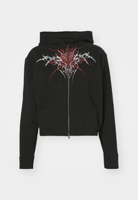 LAZYWILLY THORN ZIP HOODIE - Sweatjacke - black