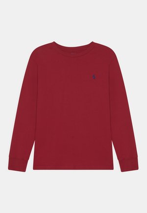 COTTON JERSEY LONG-SLEEVE TEE - Camiseta de manga larga - holiday red