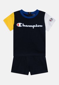 Champion - RETRO SPORT SLEEVE UNISEX SET - Pantaloni scurți - dark blue Imagine miniatură 1