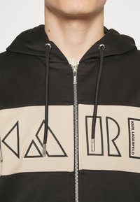 KARL LAGERFELD Sudadera con cremallera - black