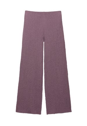 PULL&BEAR RUSTIC - Pantalon classique - dark purple