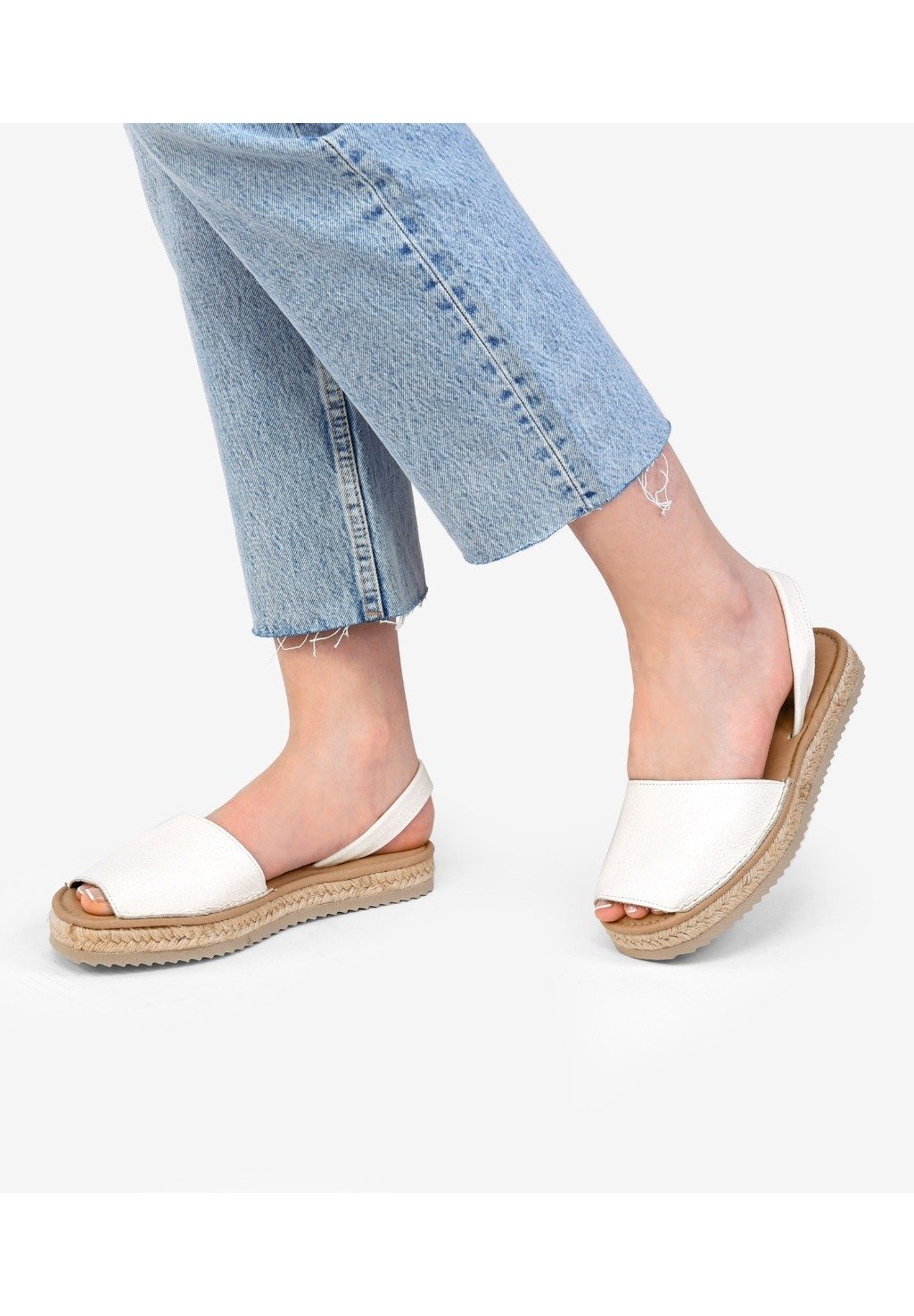 Bosanova Sandalias de cuña - blanco - Zalando.es