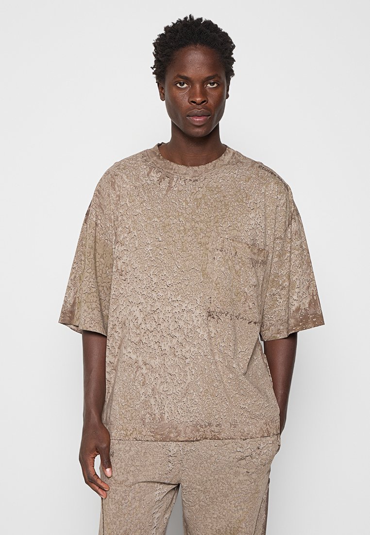 Études T-shirt print bruin