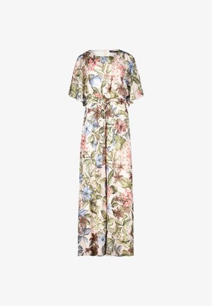 Vera Mont, VERA MONT MIT BINDEGÜRTEL JUMPSUIT - Overal - green cream