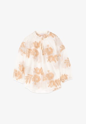 Oltre, BLUSA CON RICAMI - Blusa - bianco
