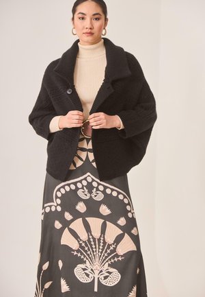 MANGAS KIMONO - Chaqueta de punto - black