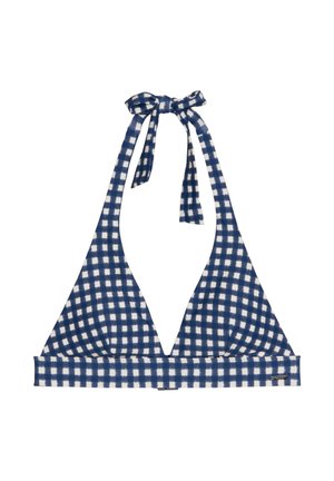 Marc O'Polo, SHINY - Bikinitop - navy peony check